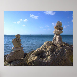 Felsen am Meer Poster