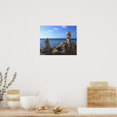 Felsen am Meer Poster (Küche)