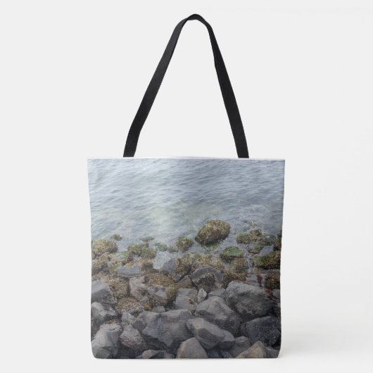 Felsen am Meer Tasche (Vorderseite)