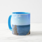 Felsen am Meer Tasse (Vorderseite Links)