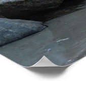 Felsen am Ozean-Poster Poster (Ecke)