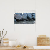 Felsen am Ozean-Poster Poster (Küche)