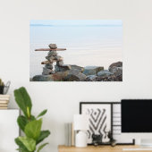 Felsen am Strand Poster (Heimbüro)