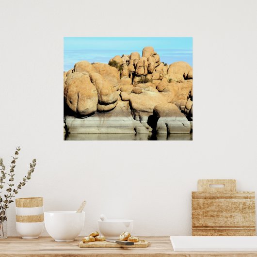 Felsen am Watson Lake Poster (Küche)