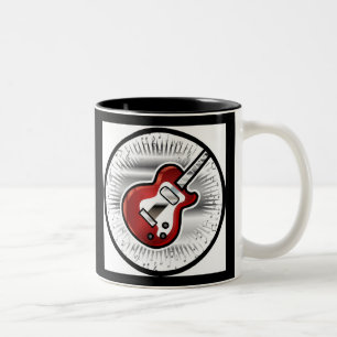 Felsen an! zweifarbige tasse