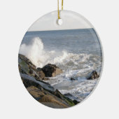 Felsen-Ansicht Keramik Ornament (Links)