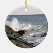 Felsen-Ansicht Keramik Ornament (Hinten)