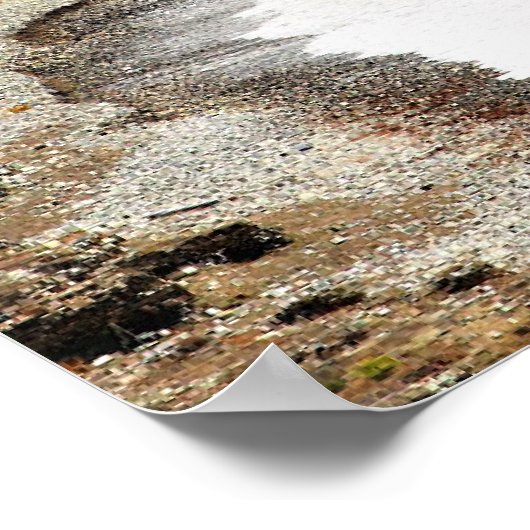 Felsen Aphrodite, Zypern, Poster (Ecke)