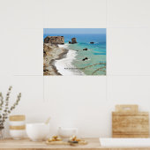 Felsen Aphrodite, Zypern, Poster (Küche)