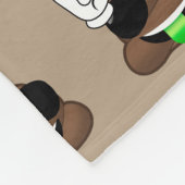 Felsen auf Emoji kacken Fleecedecke (Ecke)