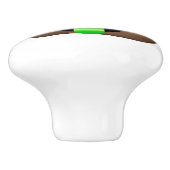 Felsen auf Emoji kacken Keramikknauf (Seitenansicht)