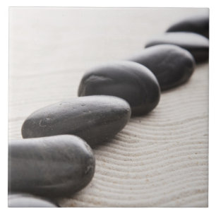 Felsen auf Sand Fliese