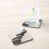 Felsen auf Sand Getränkeuntersetzer (Rechte Seite)