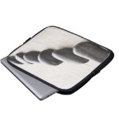 Felsen auf Sand Laptopschutzhülle (Vorne Knopf)