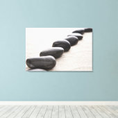 Felsen auf Sand Leinwanddruck (Insitu (Holzboden))