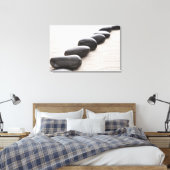 Felsen auf Sand Leinwanddruck (Insitu (Schlafzimmer))