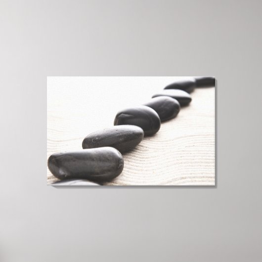 Felsen auf Sand Leinwanddruck (Vorderseite)