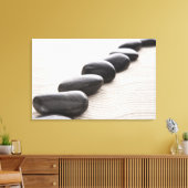 Felsen auf Sand Leinwanddruck (Insitu (Wohnzimmer))