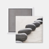 Felsen auf Sand Magnet (Vorderseite/Rückseite)