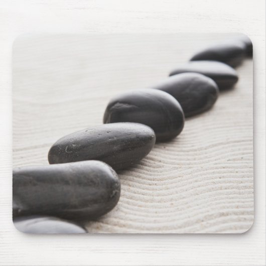 Felsen auf Sand Mousepad (Vorne)