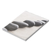 Felsen auf Sand Notizblock (Rotiert)