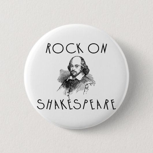 Felsen auf Shakespeare Button (Vorderseite)