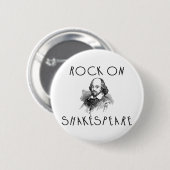 Felsen auf Shakespeare Button (Vorne & Hinten)