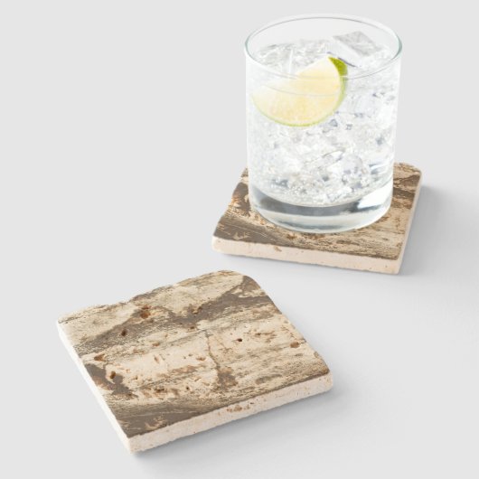 Felsen auf SteinUntersetzer (Seitenansicht)