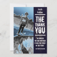 Felsen-Band-Bar Mitzvah danken Ihnen, Schwarzes zu