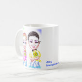 Felsen-Baseball-Tasse 12b Kaffeetasse (Vorderseite Links)