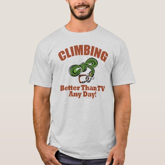 Felsen, Bergsteigen T-Shirt (Vorderseite)
