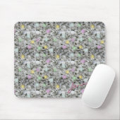 Felsen-Beschaffenheits-weißer Granit mit Mousepad (Mit Mouse)