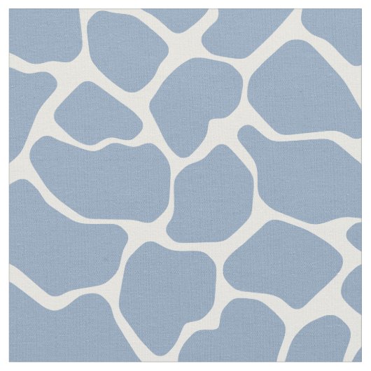 Felsen-blaue Safari-Giraffe Stoff (Nahaufnahme)