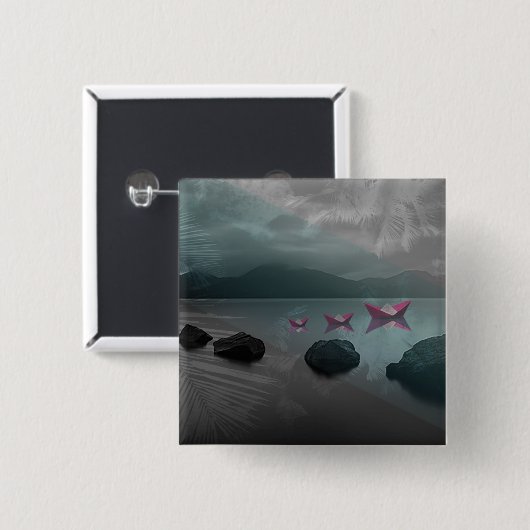 Felsen Button (Vorne & Hinten)