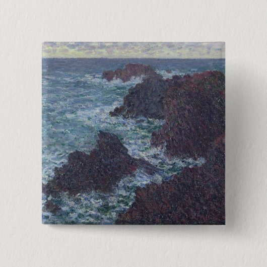 Felsen Claude Monets | am Belle-Ile, die wilde Button (Vorderseite)