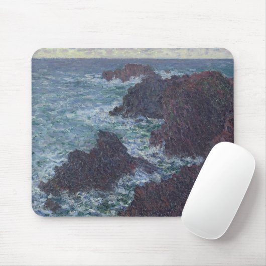 Felsen Claude Monets | am Belle-Ile, die wilde Mousepad (Mit Mouse)