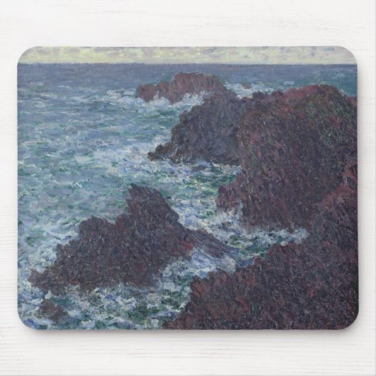 Felsen Claude Monets | am Belle-Ile, die wilde Mousepad (Vorne)