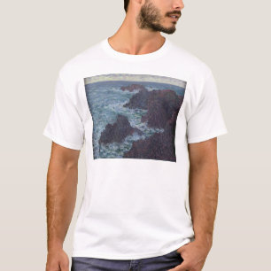 Felsen Claude Monets   am Belle-Ile, die wilde T-Shirt