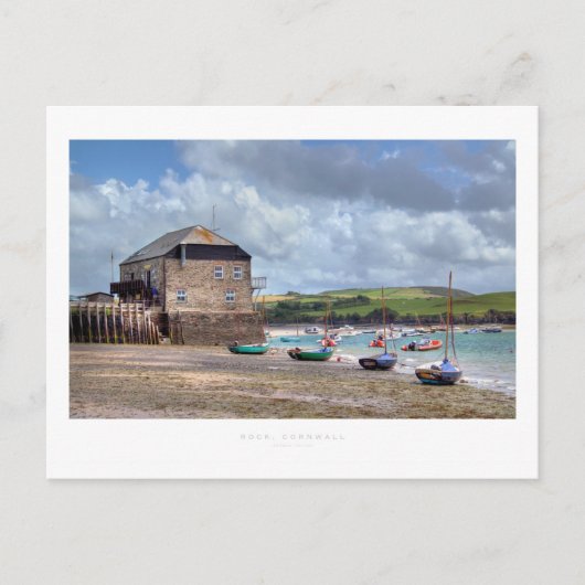 Felsen, Cornwall Postkarte (Vorderseite)