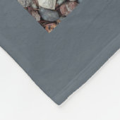 Felsen-Decke Fleecedecke (Ecke)