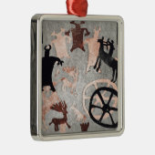 Felsen, der 1994 malt ornament aus metall (Rechts)