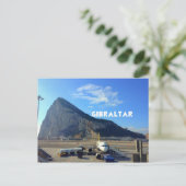 Felsen des Flughafens Gibraltar Postkarte (Stehend Vorderseite)