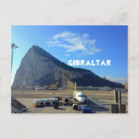 Felsen des Flughafens Gibraltar