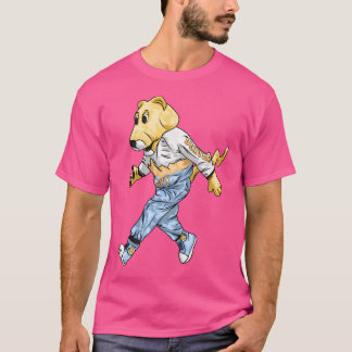 Felsen Die Berglöwe ist bereit Cartoon Stil T-Shirt
