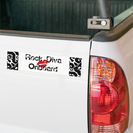 "Felsen-Diva-Bord" Autoaufkleber (Auf Lkw)