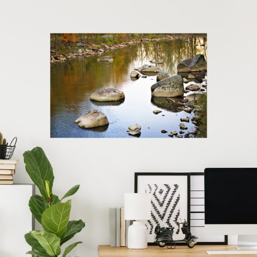 Felsen entlang des Flusses Poster (Heimbüro)
