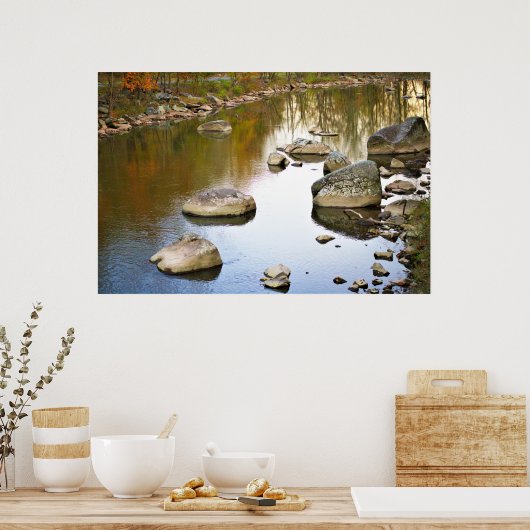 Felsen entlang des Flusses Poster (Küche)