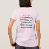 Felsen für Obama T-Shirt (Rückseite)