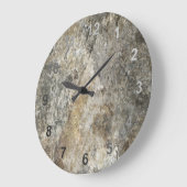 Felsen-Gesicht Große Wanduhr (Winkel)
