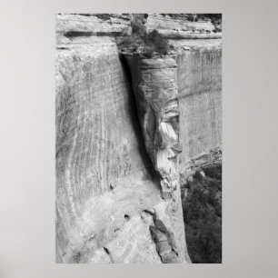 Felsen-Gesicht Poster